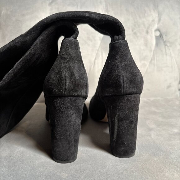 Sam Edelman Black Suede Knee High Block Heel Boots – Women’s Size 8.5 - Picture 8 of 10